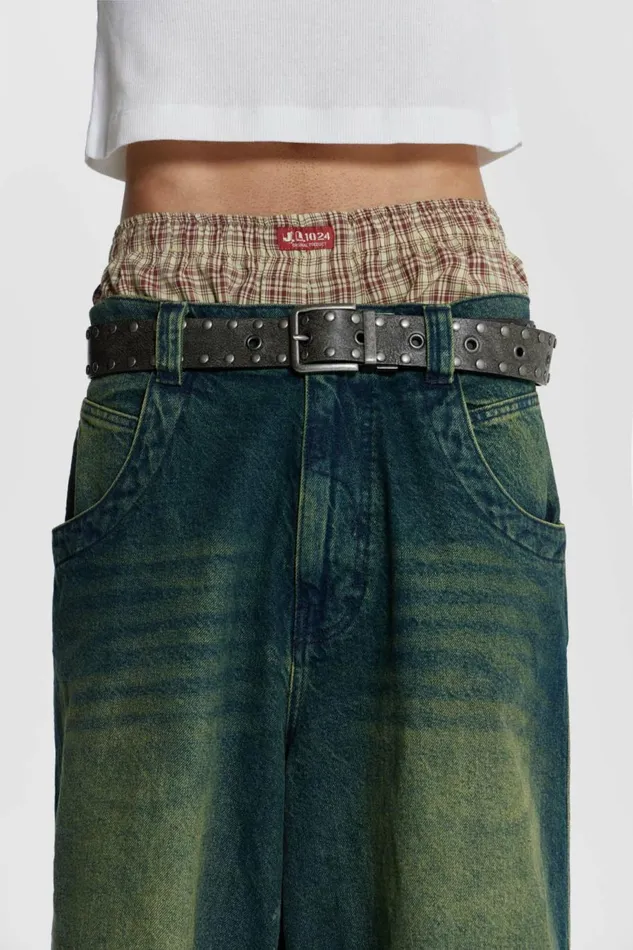 Men Brown Check Boxer Brown Jaded London Shorts and Jorts