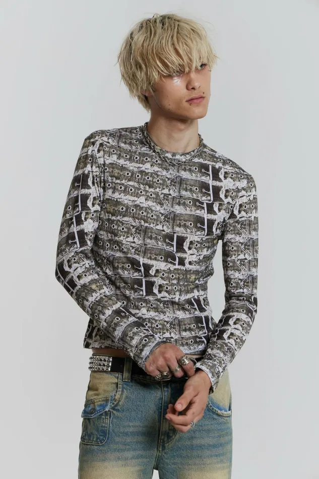 Men Buckle Tee White Jaded London TShirts