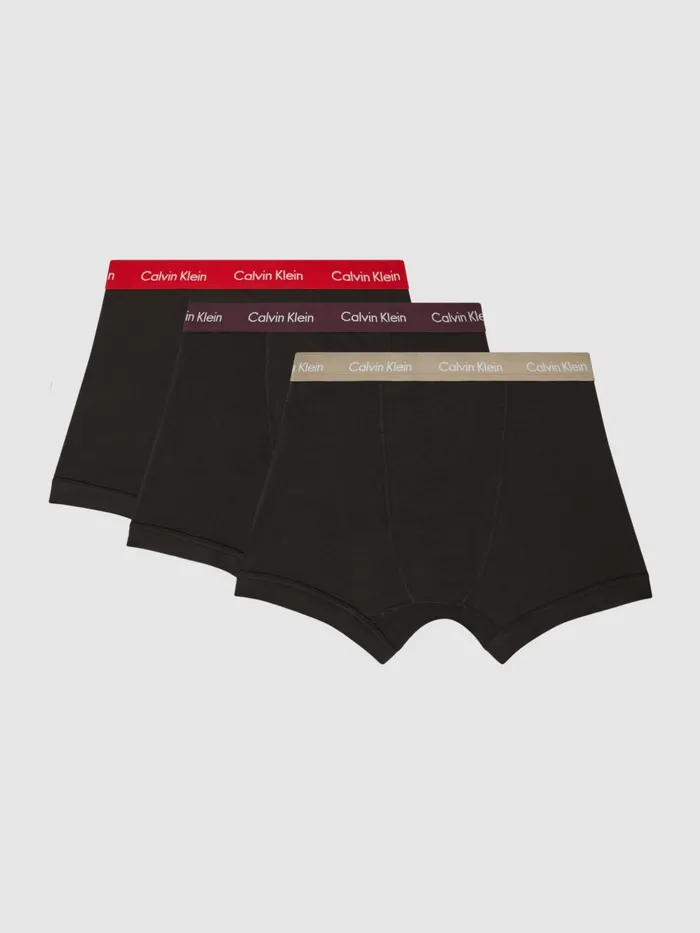 Men Calvin Klein Underwear 3 Pack Trunks Black Multi Reiss Socks and Underwear