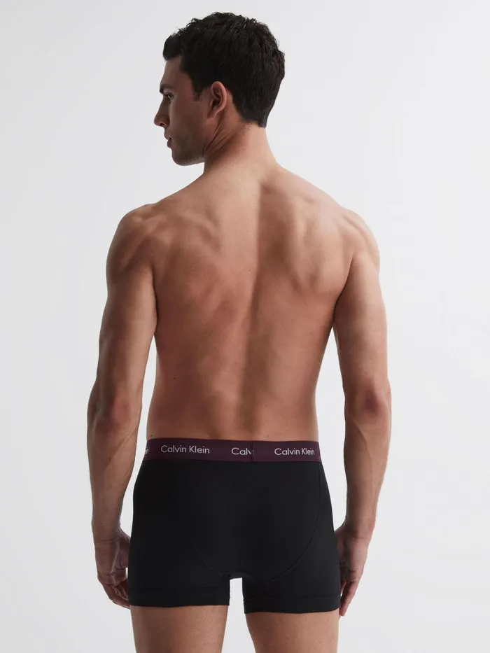 Men Calvin Klein Underwear 3 Pack Trunks Black Multi Reiss Socks and Underwear