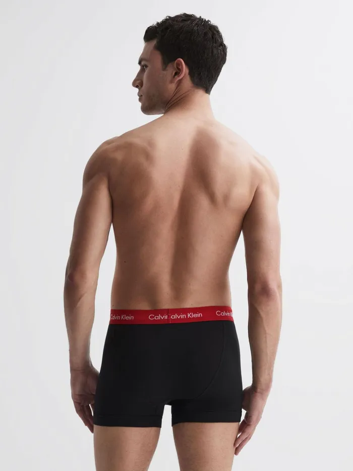 Men Calvin Klein Underwear 3 Pack Trunks Black Multi Reiss Socks and Underwear