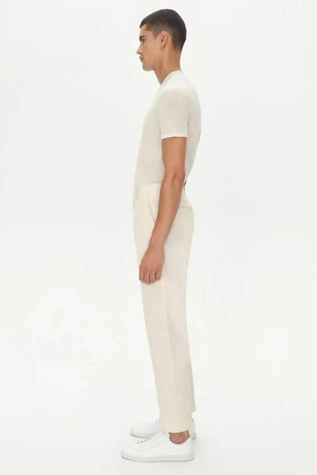Men Cashmere Crewneck Milk Jonathan Simkhai Tops and TShirts