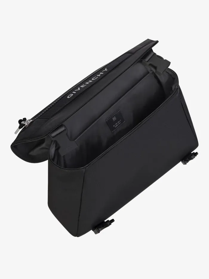 Men Crossbody Bags Givenchy GTrek Messenger Bag In Nylon Black Men Crossbody Bags Givenchy GTrek Messenger Bag In Nylon Black