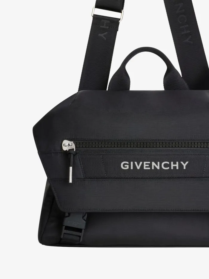 Men Crossbody Bags Givenchy GTrek Messenger Bag In Nylon Black Men Crossbody Bags Givenchy GTrek Messenger Bag In Nylon Black