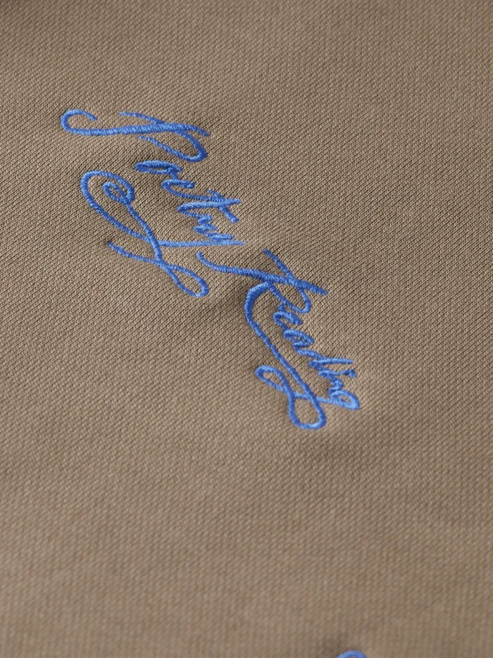 Men Embroidered Sweatshirt Poetry Reading Aop Scotch and Soda Sweatshirts and Hoodies