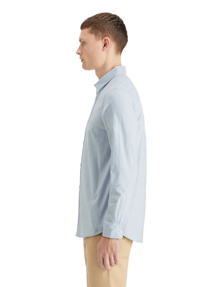 Men Essential 8211 OXFORD STRIPE Blue Stripe Scotch and Soda Essentials