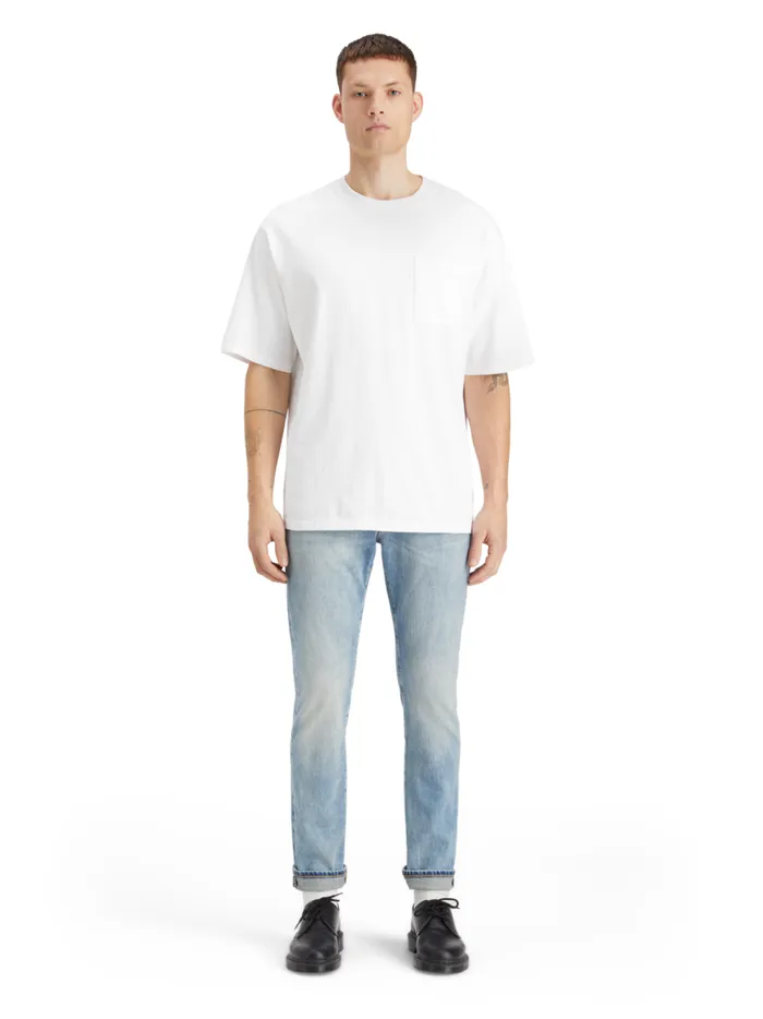 Men Essential RALSTON IN ORGANIC COTTON AQUA BLUE Aqua Blue Scotch and Soda Essentials