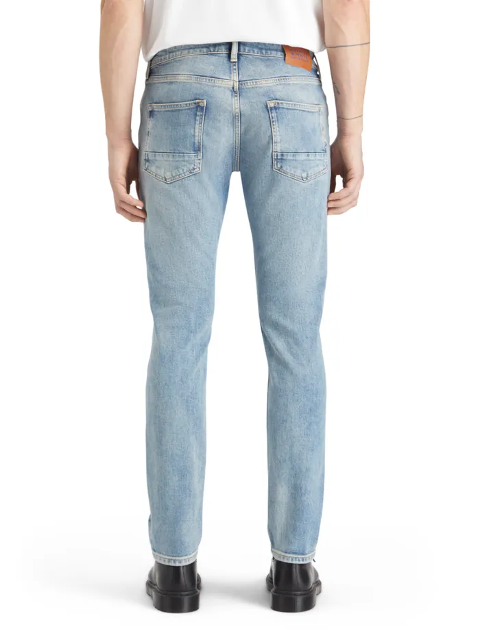 Men Essential RALSTON IN ORGANIC COTTON AQUA BLUE Aqua Blue Scotch and Soda Essentials