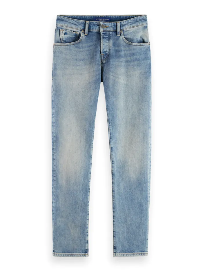 Men Essential RALSTON IN ORGANIC COTTON AQUA BLUE Aqua Blue Scotch and Soda Essentials