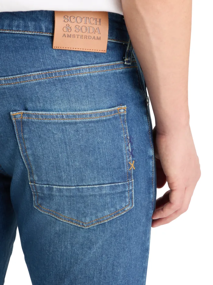 Men Essential RALSTON SLIM JEANS CLASSIC BLUE Classic Blue Scotch and Soda Essentials Men Essential RALSTON SLIM JEANS CLASSIC BLUE Classic Blue Scotch and Soda Essentials