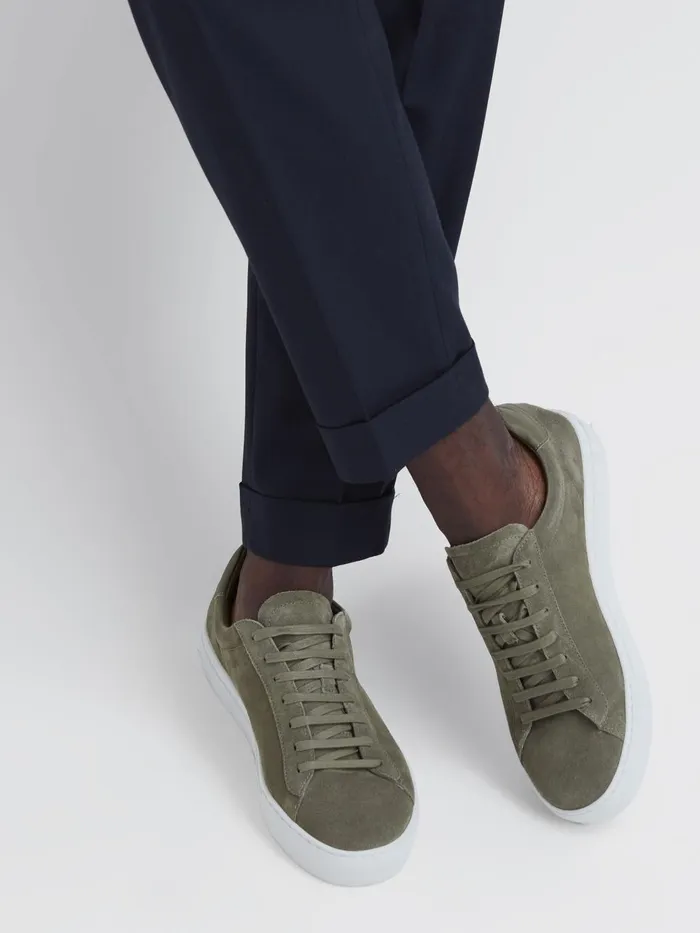 Men Finley Suede Suede Trainers Sage Reiss Trainers