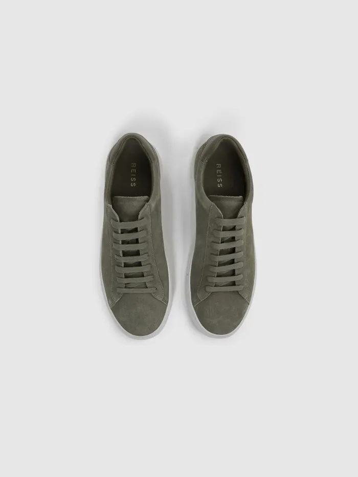 Men Finley Suede Suede Trainers Sage Reiss Trainers