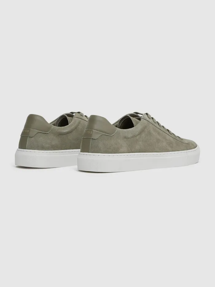 Men Finley Suede Suede Trainers Sage Reiss Trainers