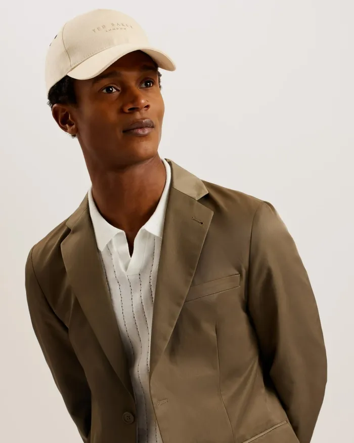 Men FREDDS 8211 Branded Cap With Leather Strap White Ted Baker Hats and Caps Men FREDDS 8211 Branded Cap With Leather Strap White Ted Baker Hats and Caps