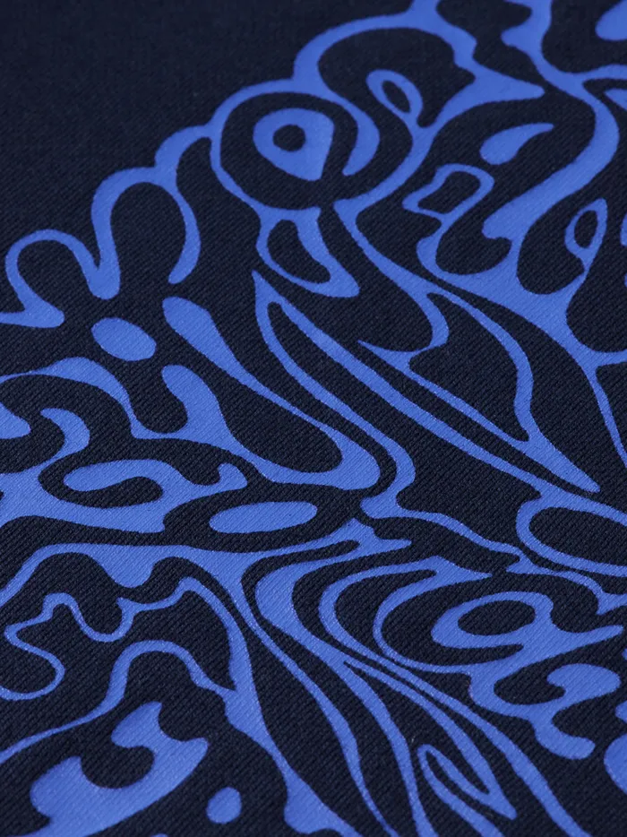 Men FRONT BACK ARTWORK SWEATSHIRT Black Scotch and Soda Sweatshirts and Hoodies