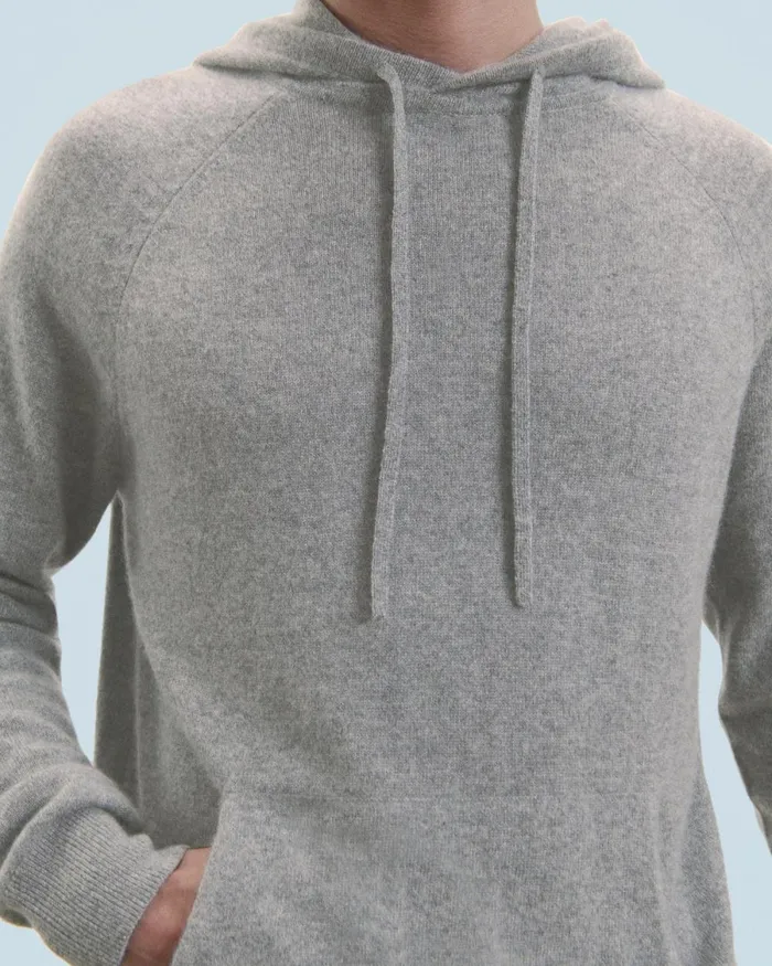 Men Hoodies From Future Lightweight Oversized Hoodie Sweater Dark Heather Gray