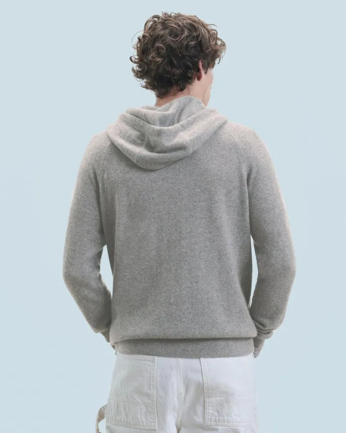 Men Hoodies From Future Lightweight Oversized Hoodie Sweater Dark Heather Gray