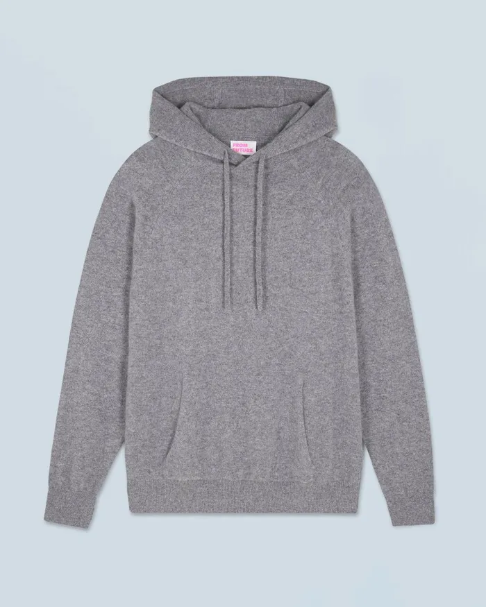 Men Hoodies From Future Lightweight Oversized Hoodie Sweater Dark Heather Gray