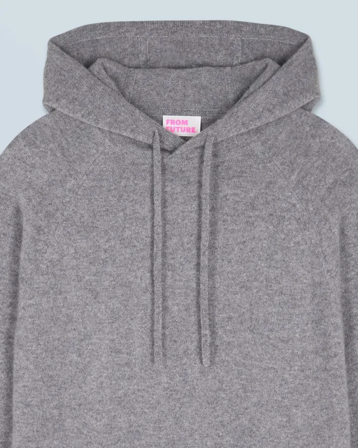 Men Hoodies From Future Lightweight Oversized Hoodie Sweater Dark Heather Gray