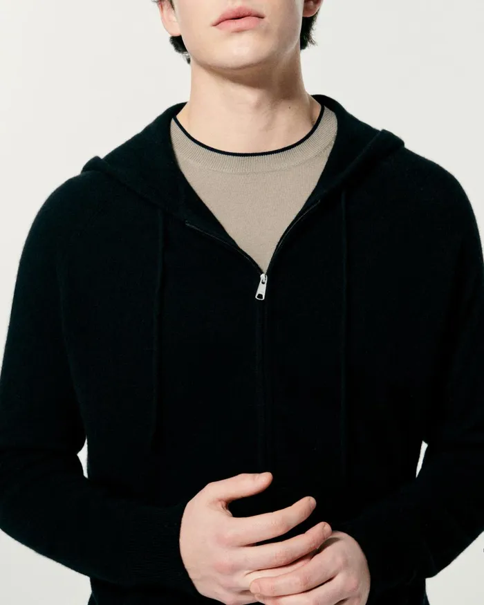 Men Hoodies From Future Plain Hoodie Sweater Midnight Blue