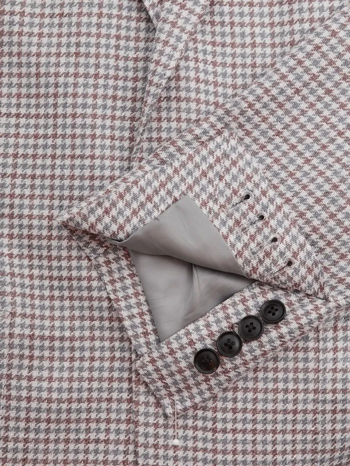 Men Huntington Single Breasted CottonLinen Blazer Stone Reiss Suits and Tailoring