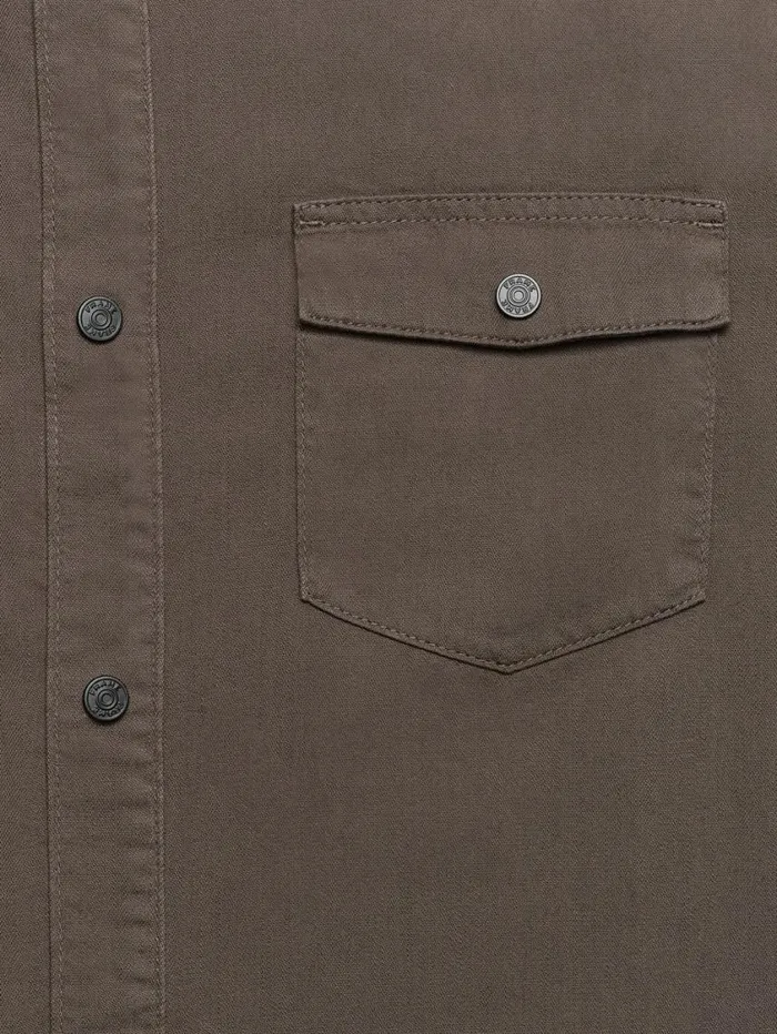 Men Jackets and Shirts FRAME Fashion Denim Shirt 8212 Dark Olive Men Jackets and Shirts FRAME Fashion Denim Shirt 8212 Dark Olive