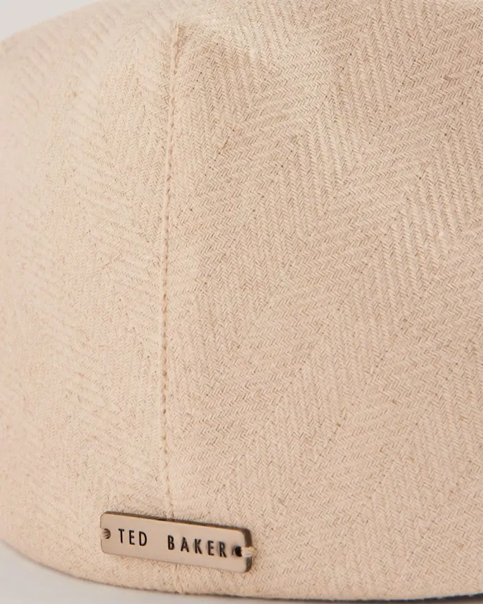 Men JOSSH 8211 Herringbone Flat Cap White Ted Baker Hats and Caps Men JOSSH 8211 Herringbone Flat Cap White Ted Baker Hats and Caps