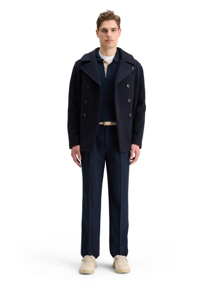 Men KNITTED POLO LONG SLEEVE Night Scotch and Soda TShirts and Polo Shirts