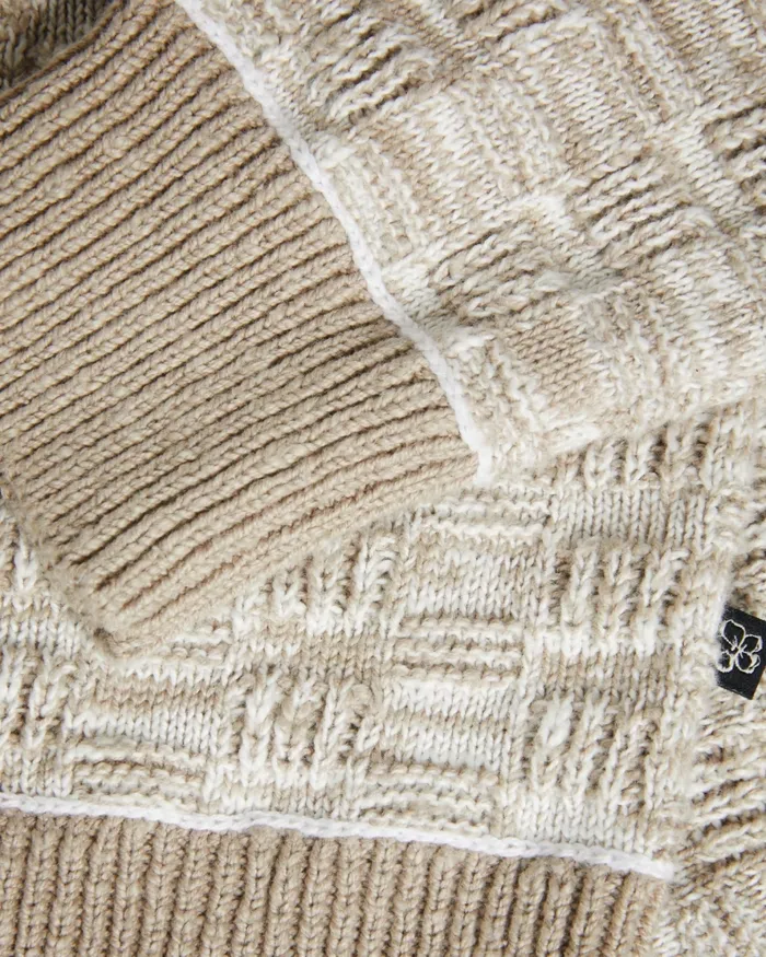 Men KRISKRO 8211 Long Sleeve Textured Jumper White Ted Baker Jumpers and Knitwear Men KRISKRO 8211 Long Sleeve Textured Jumper White Ted Baker Jumpers and Knitwear