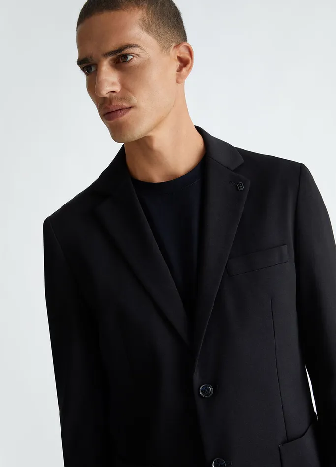Men Liujo Jackets and Waistcoats Stylish Jacket Black