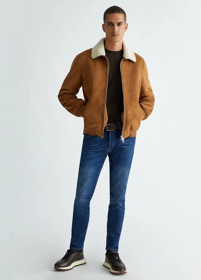 Men Liujo Knitwear 100 Wool Jumper Chocolate