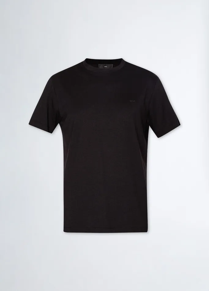 Men Liujo Polo Shirts and TShirts Black Cotton TShirt