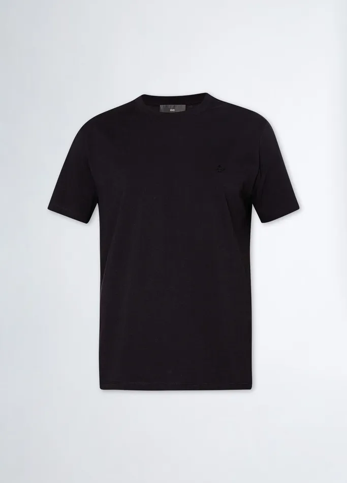Men Liujo Polo Shirts and TShirts Regular Fit TShirt Black