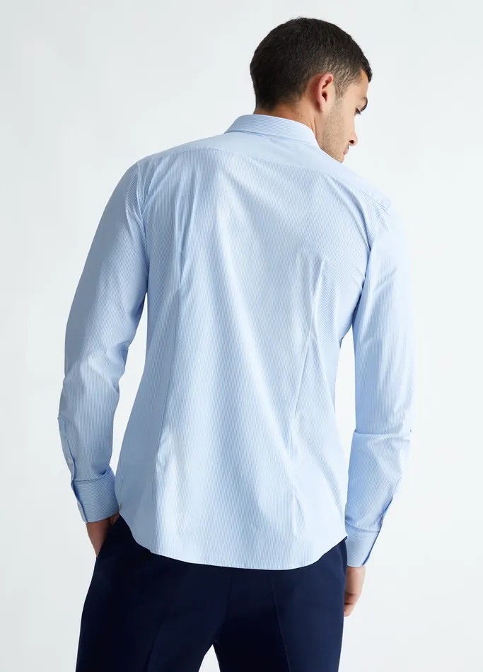 Men Liujo Shirts Regular Fit Shirt Light Blue
