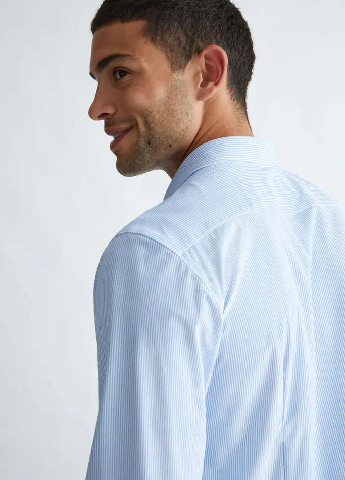 Men Liujo Shirts Regular Fit Shirt Light Blue