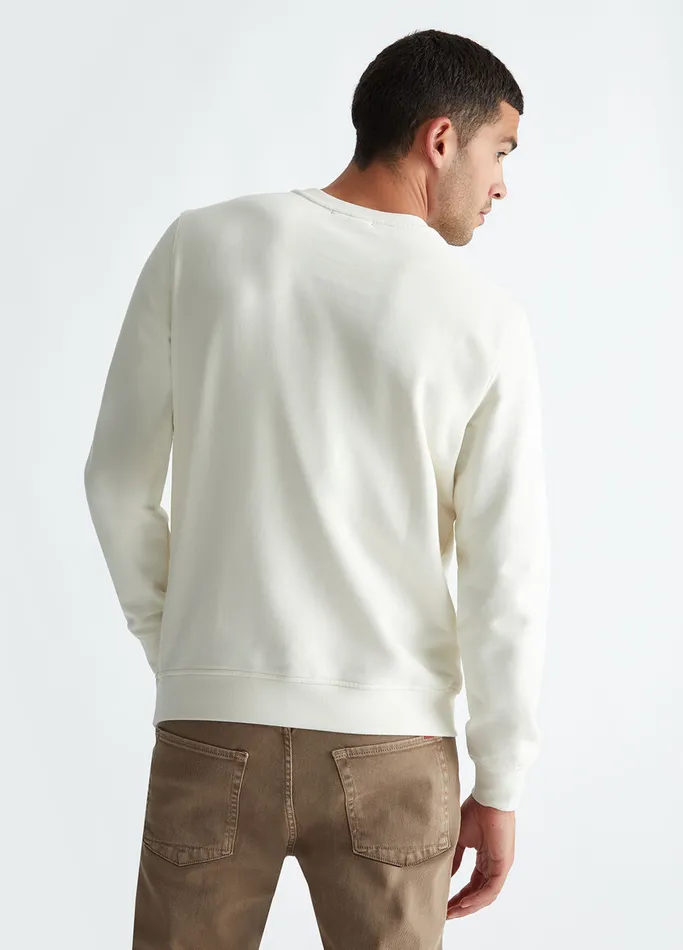 Men Liujo Sweaters Sweatshirt With Logo White