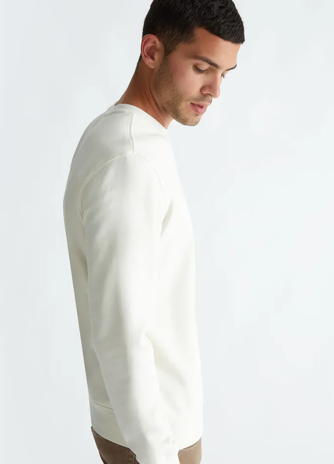 Men Liujo Sweaters Sweatshirt With Logo White
