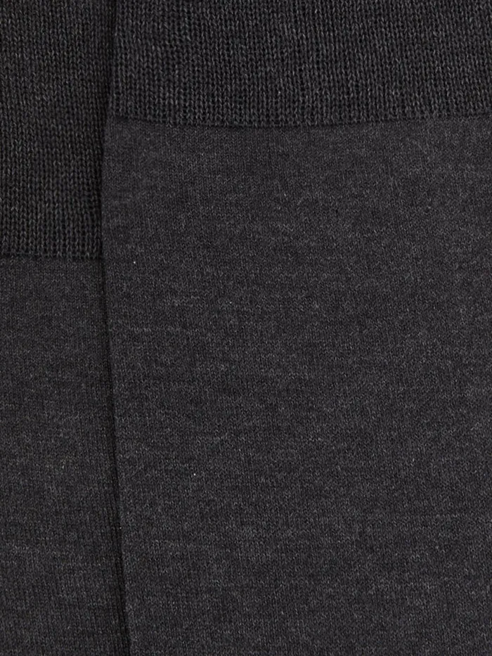 Men Mari Mercerised Cotton Blend Socks Mid Grey Reiss Socks and Underwear