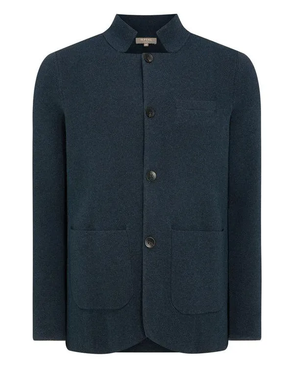 Men Men039s Milano Cashmere JacketIn Grigio Blue Grigio Blue NPeal Coats and Jackets
