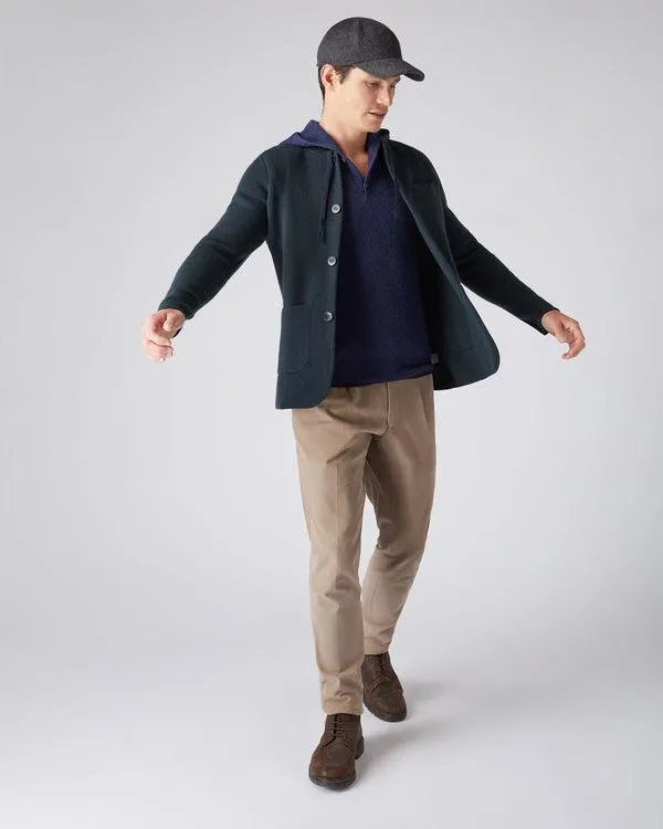 Men Men039s Milano Cashmere JacketIn Grigio Blue Grigio Blue NPeal Coats and Jackets