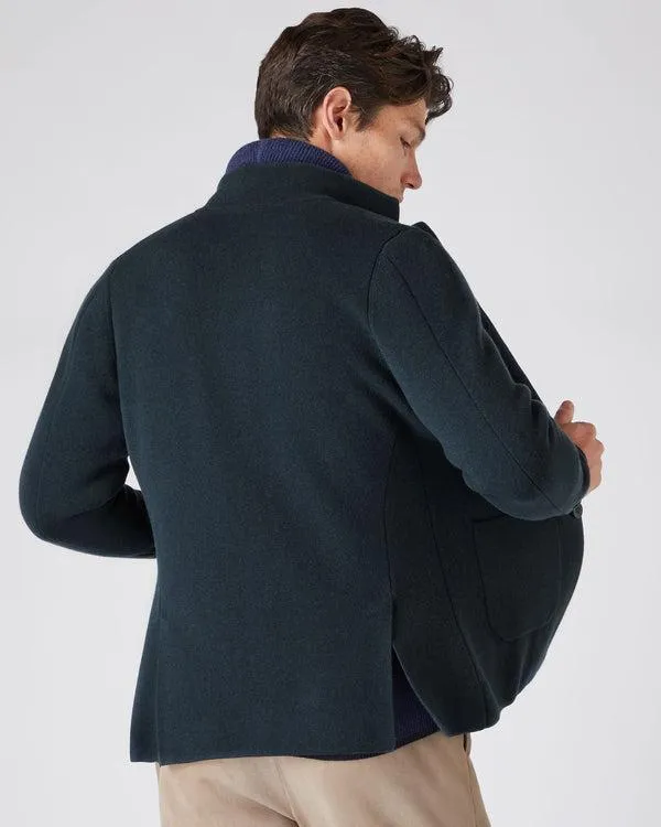Men Men039s Milano Cashmere JacketIn Grigio Blue Grigio Blue NPeal Coats and Jackets