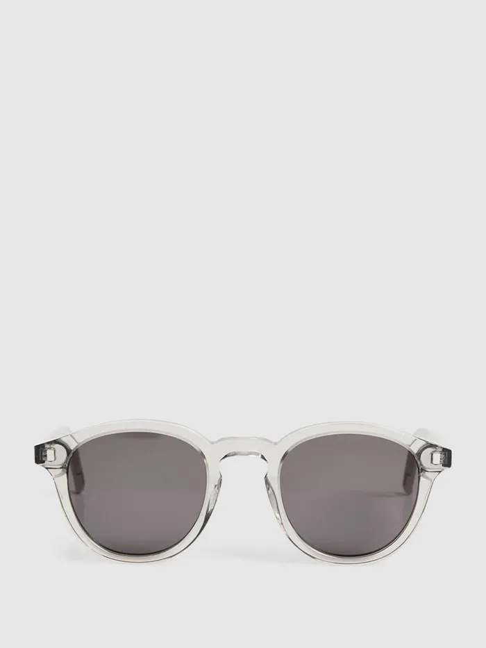 Men Nelson Monokel Eyewear Round Sunglasses Black Reiss Sunglasses