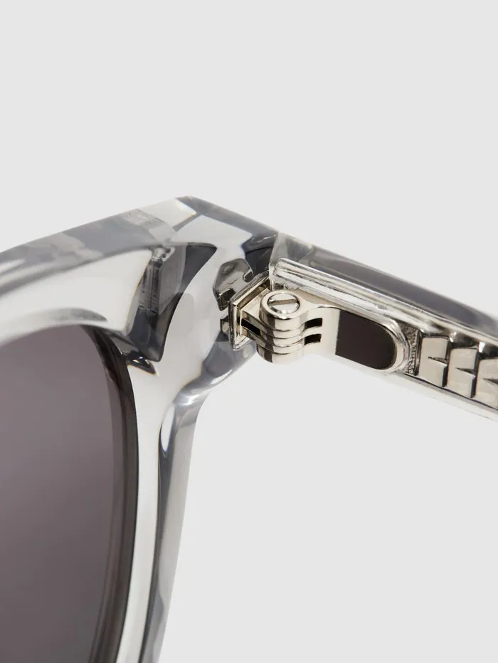 Men Nelson Monokel Eyewear Round Sunglasses Black Reiss Sunglasses