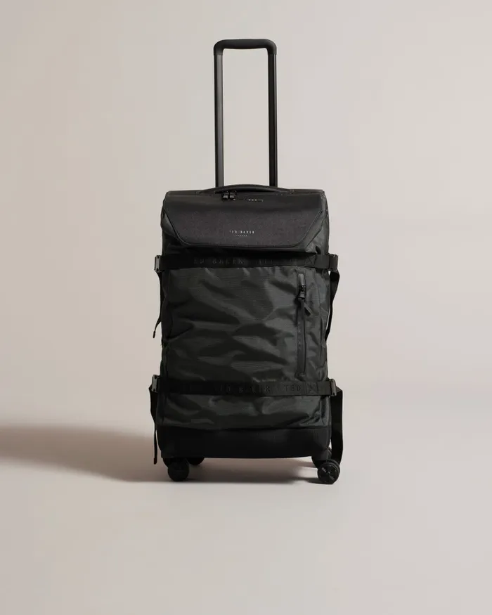 Men NORMNN 8211 Nomad Medium Four Wheel Suitcase Charcoal Ted Baker Suitcases and Travel Bags