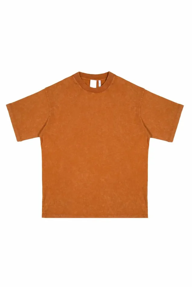 Men NTRLS Rust Orange Oversized Tshirt Rust Orange Jaded London TShirts