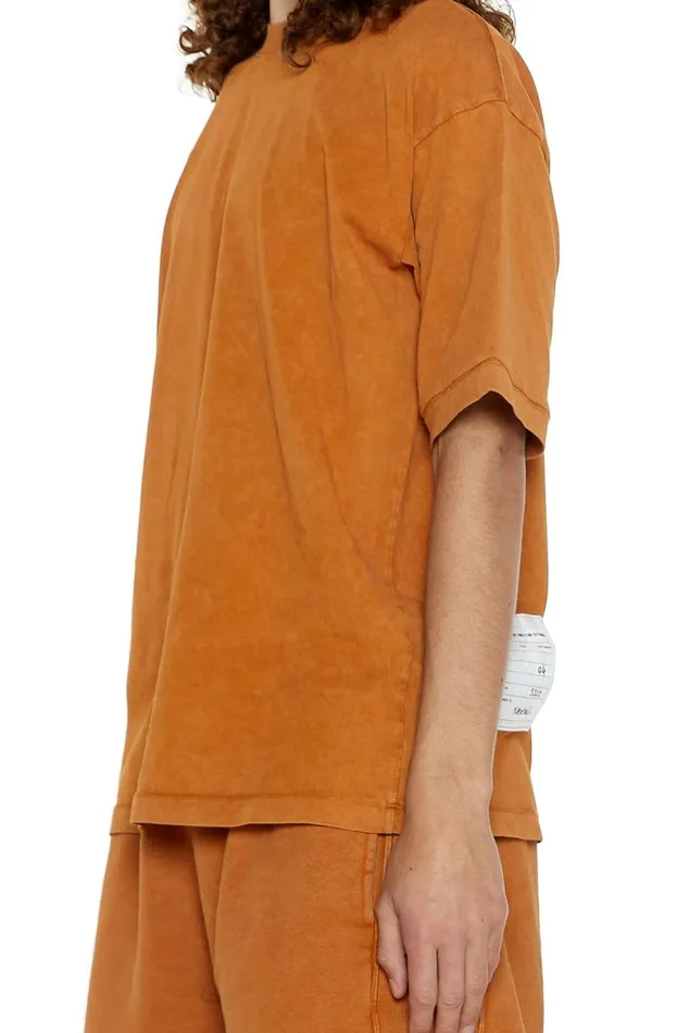Men NTRLS Rust Orange Oversized Tshirt Rust Orange Jaded London TShirts