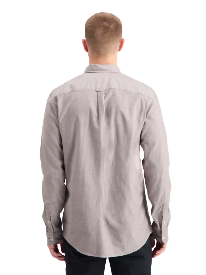 Men OXFORD SOLID Rich Mahogany Scotch and Soda Shirts