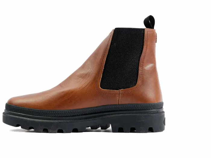 Men Palladium Boots Pallatrooper Chelsea Beeswax Brown
