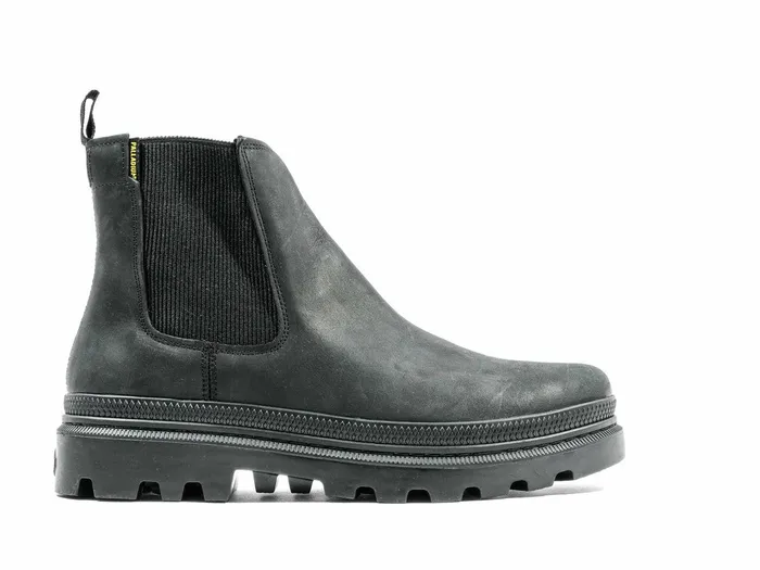 Men Palladium Boots Pallatrooper Chelsea Blackblack