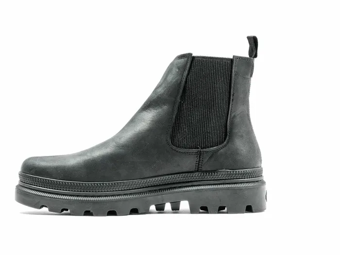 Men Palladium Boots Pallatrooper Chelsea Blackblack